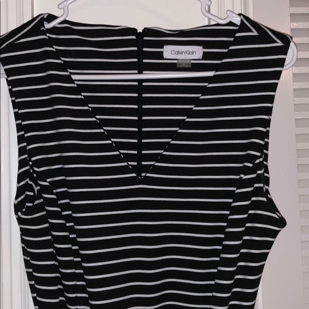 Calvin Klein Striped Jumpsuit/Romper